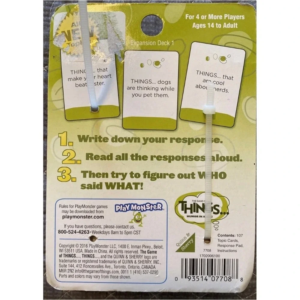 The Game of Things - Humor In A‎ Box - NEW